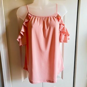 *NWT* NY&Co Ruffle Accent Top